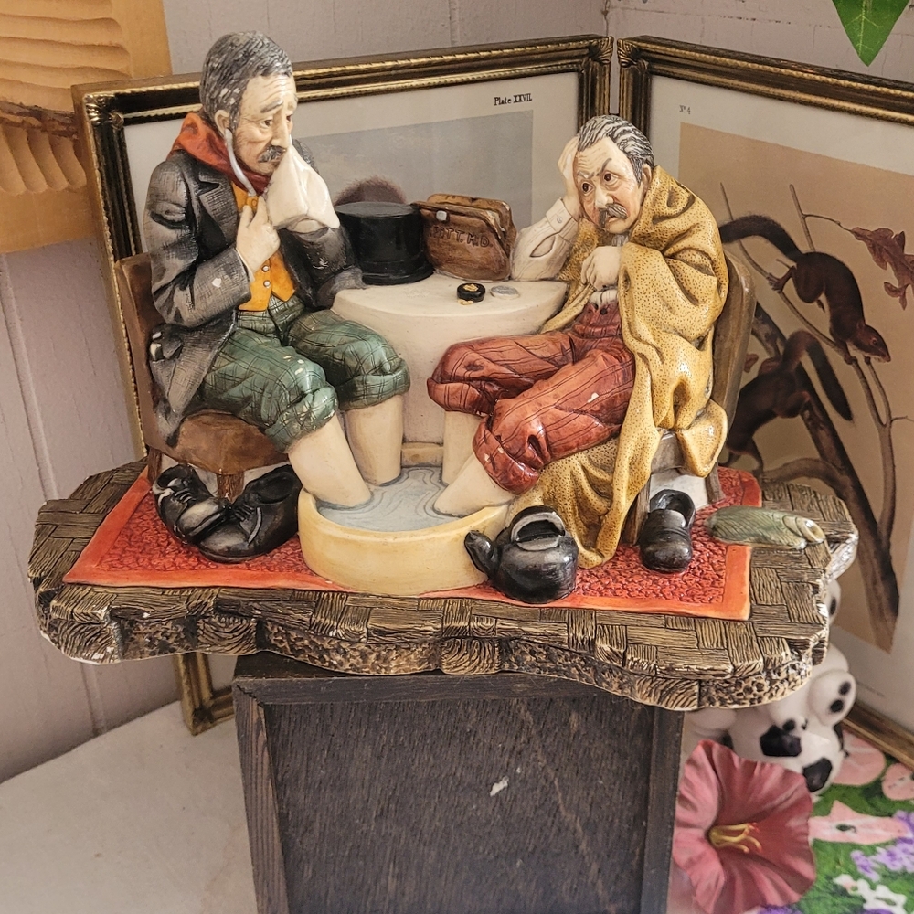 Naturecraft Doctors Dilemma Figure Congleton England No. 854 Stonecraft S460
